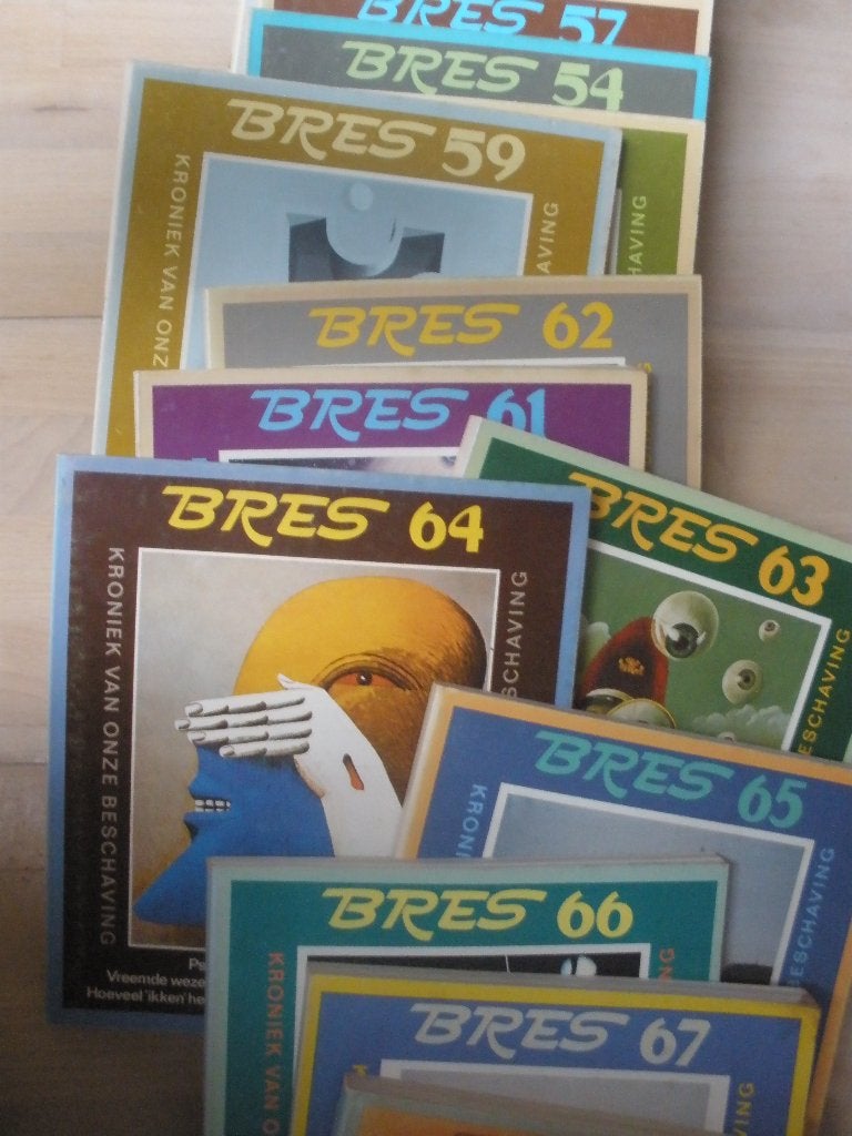 BRES Tweemaandelijkse tijdschrift nr.50 tot nr.70, Ophalen, Maatschappij en Samenleving, Diverse auteurs, Zo goed als nieuw