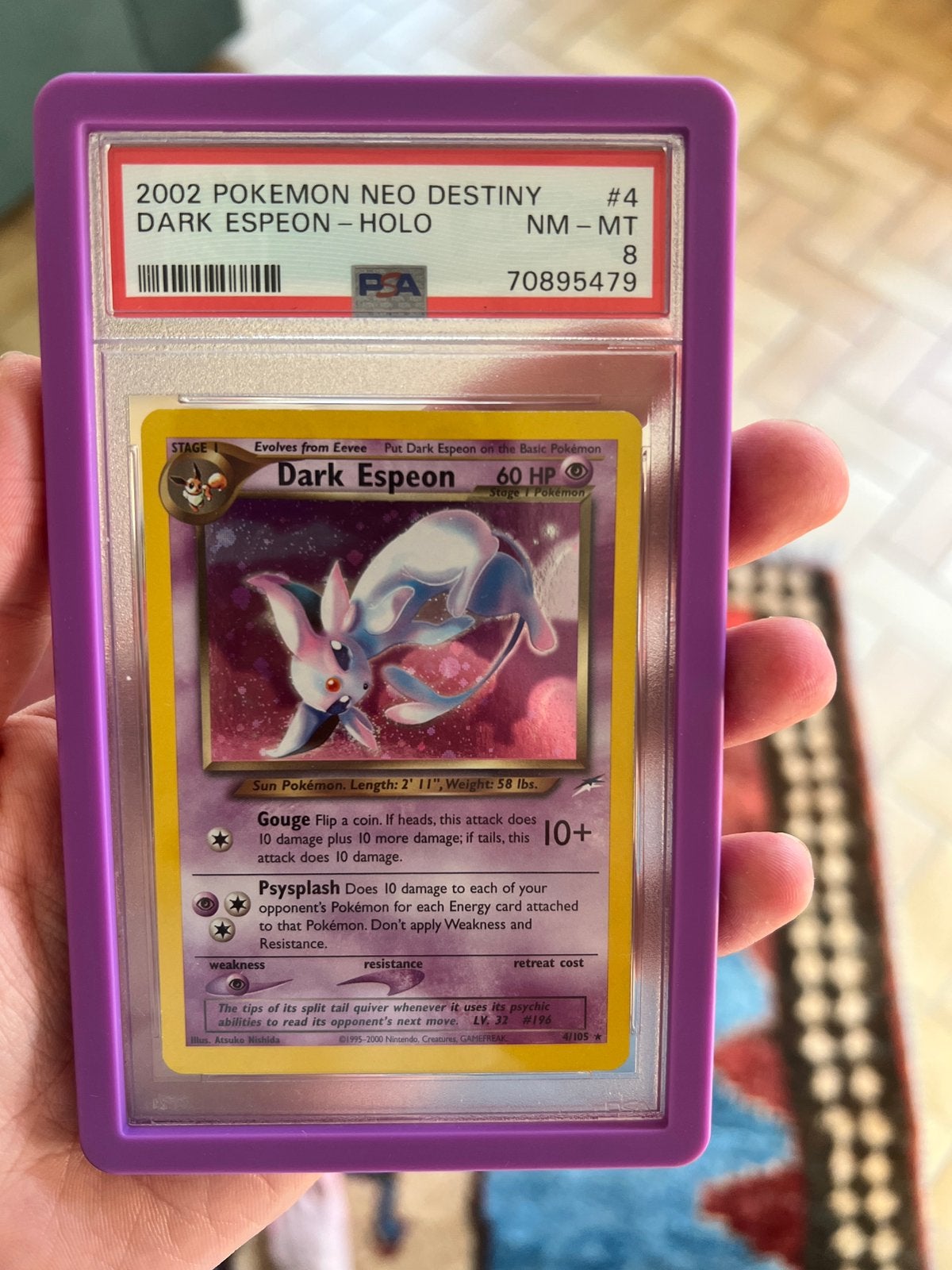 Dark espeon psa 8, Ophalen, Zo goed als nieuw