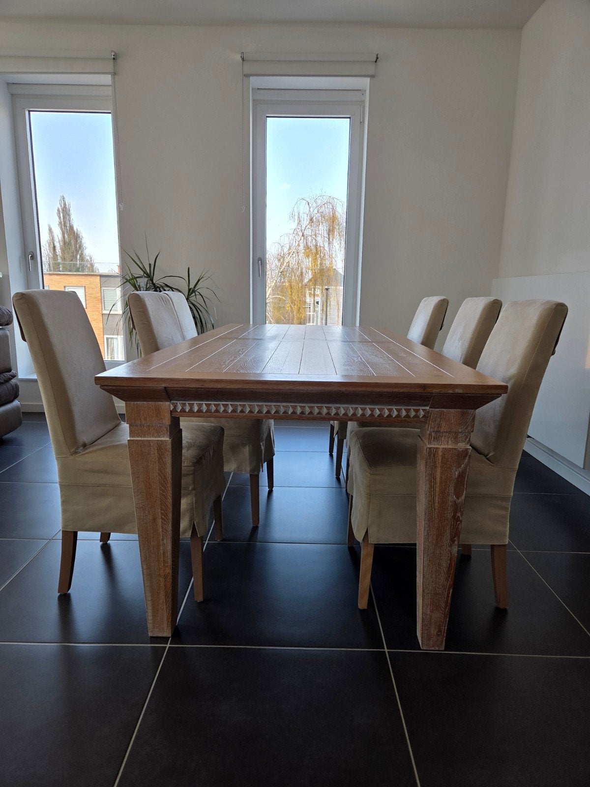 Table à manger avec 6 chaises, Maison & Meubles, Salles à manger complètes, Enlèvement