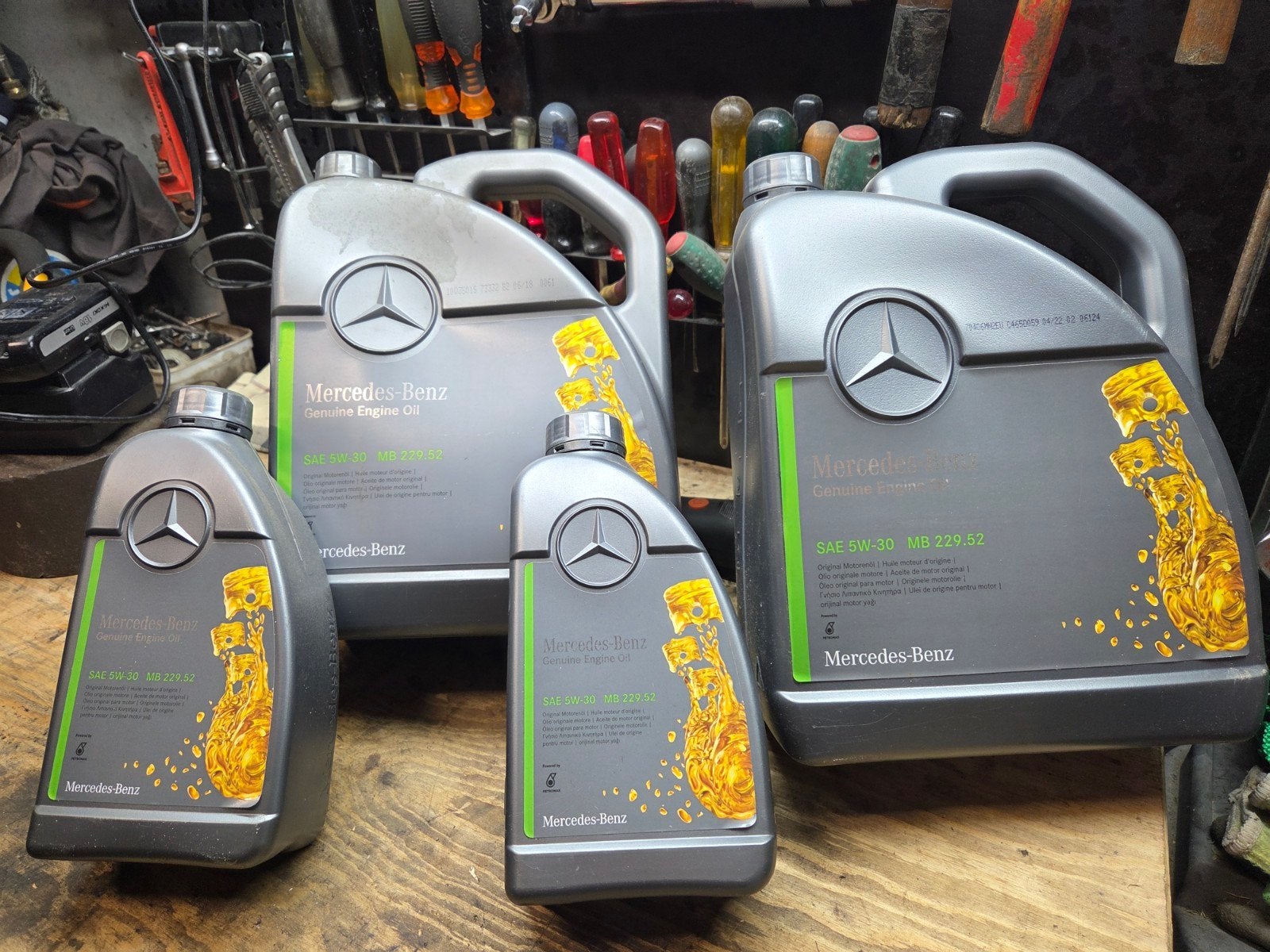 Mercedes Benz 5W30 synthetische olie 229,52, Ophalen
