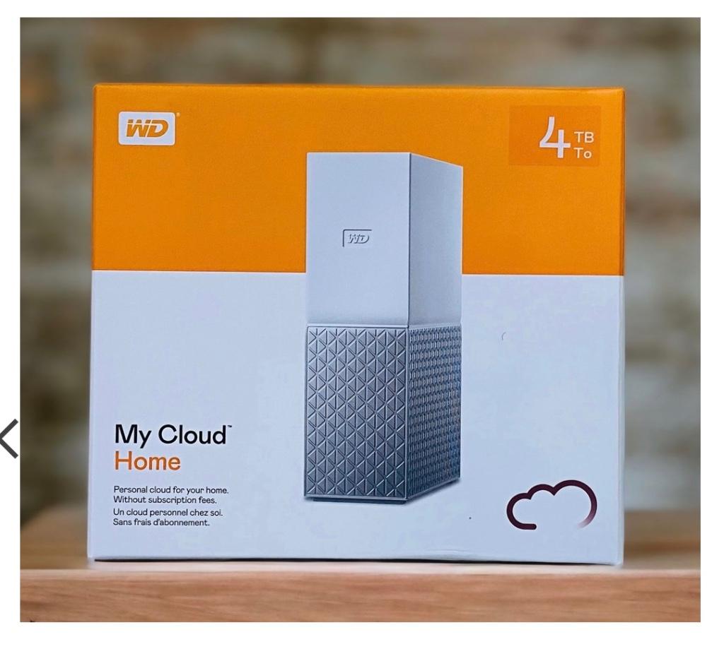 WD Mycloud Home 4TB, Ophalen, HDD, Western Digital (WD), Zo goed als nieuw