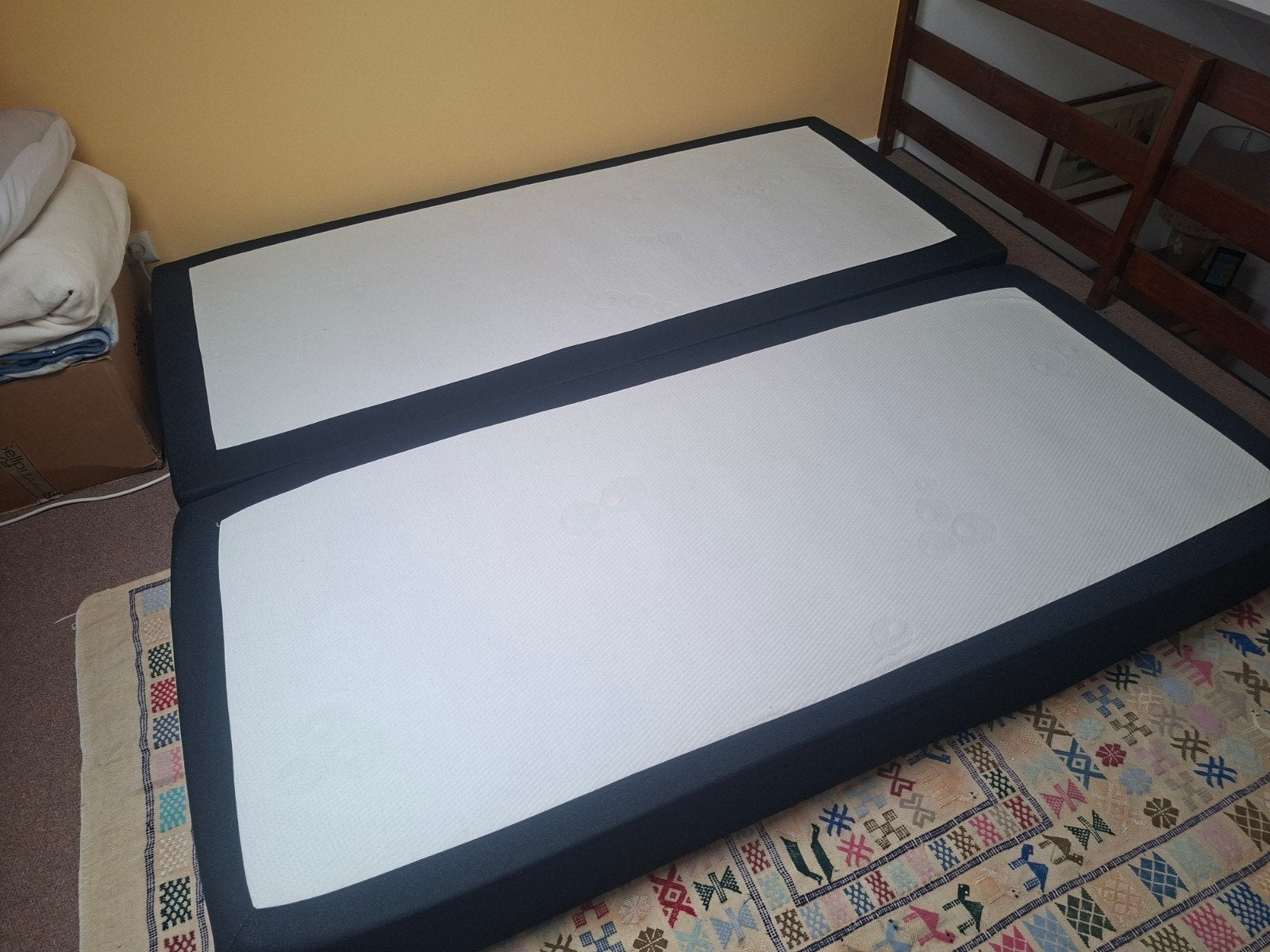 Boxsprig onderdelen 2x 200x180x20cm, Ophalen