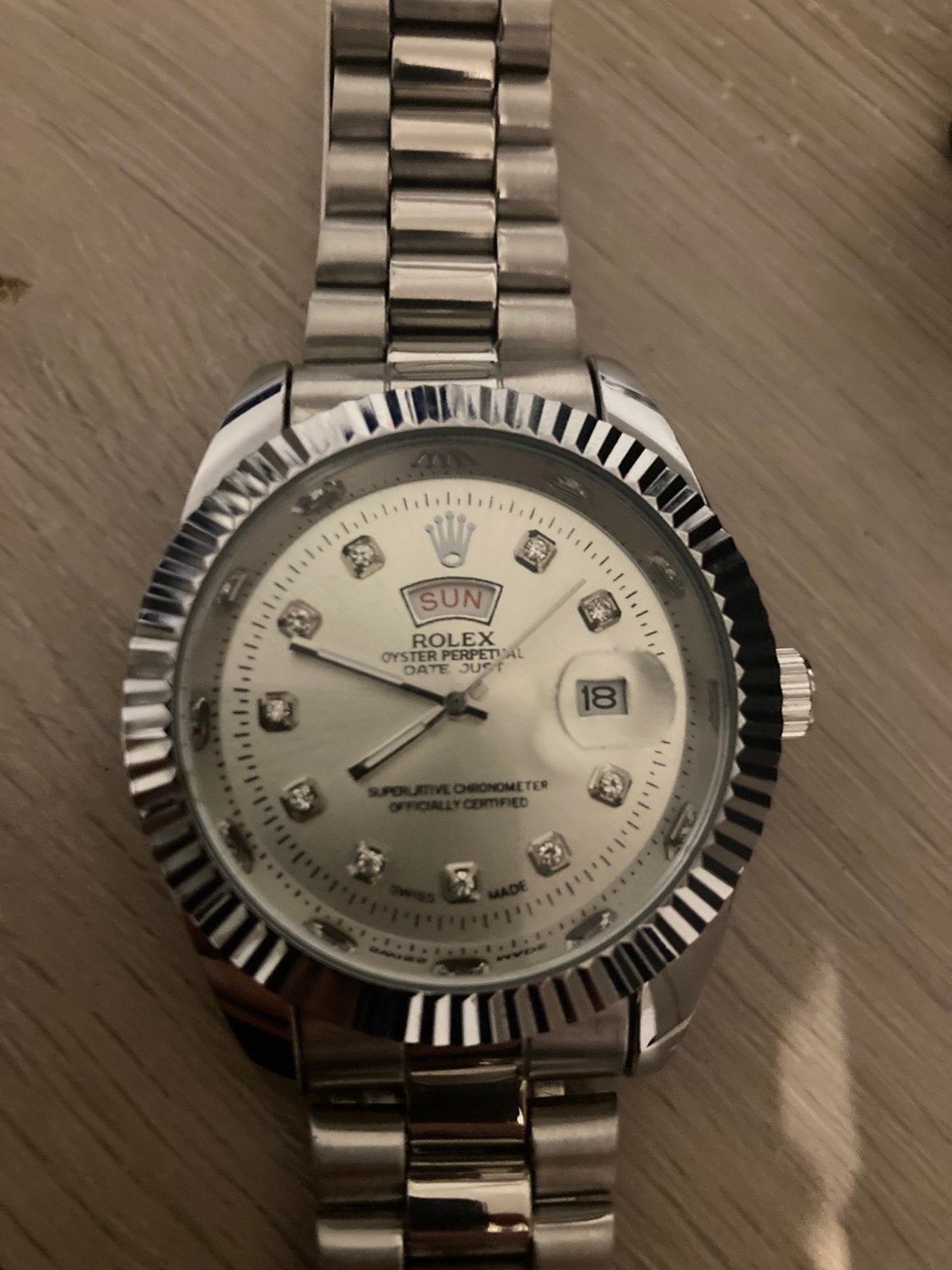 Rolex datejust, Handtassen en Accessoires, Horloges | Dames, Ophalen of Verzenden, Zo goed als nieuw, Rolex