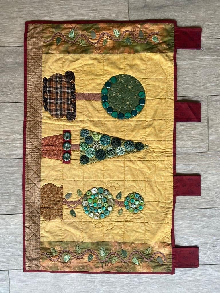 quilt VOLLEDIG handgemaakt !!!, Hobby en Vrije tijd, Ophalen, Gebruikt
