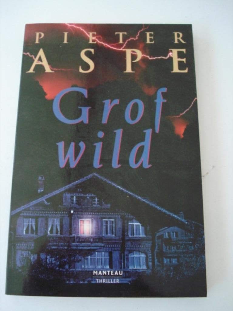 22OZ. Pieter Aspe Grof wild Manteau Thriller, België, Pieter Aspe, Verzenden, Zo goed als nieuw