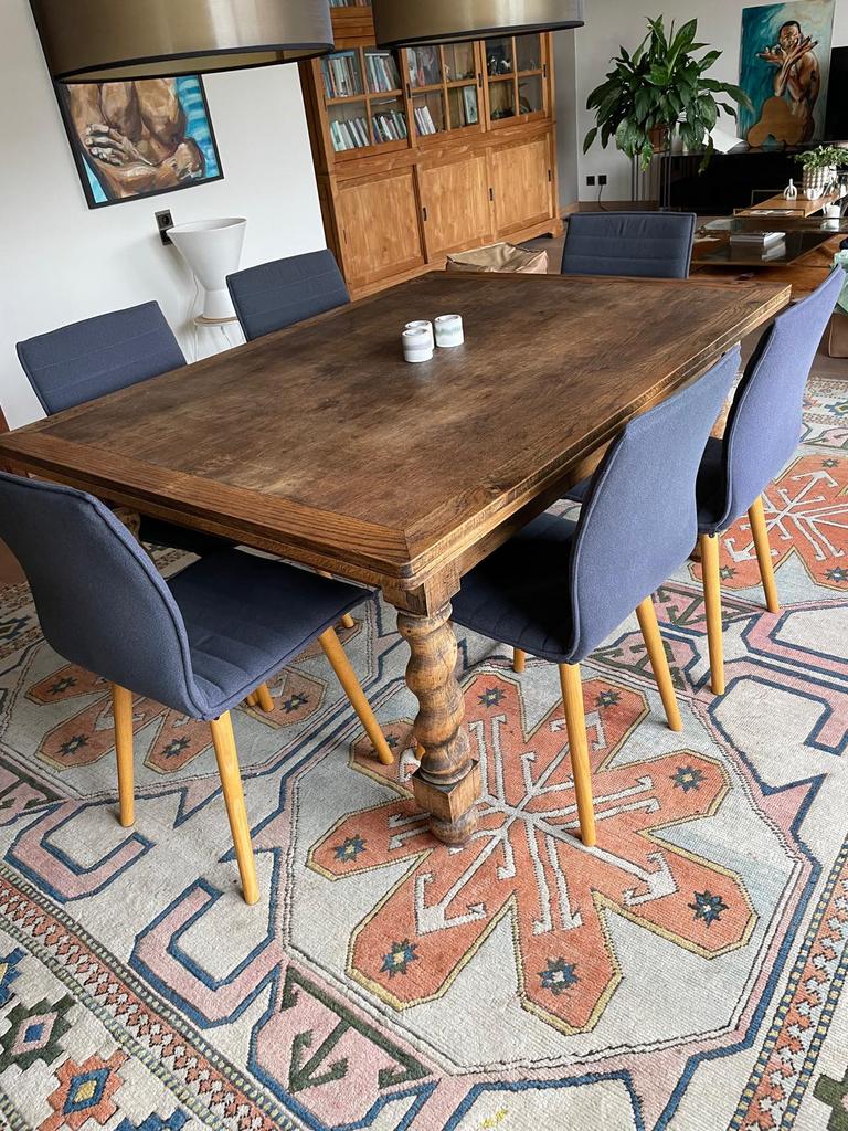 Grote handige tafel, Ophalen