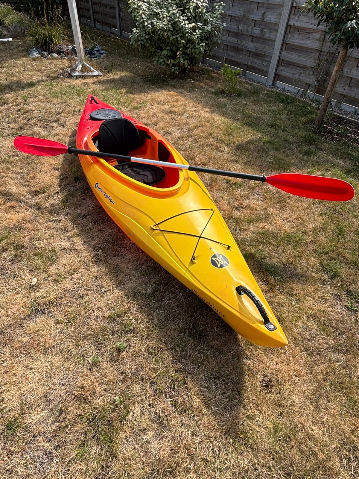 Kayak Sundance + pagaie (230 cm)- Prêt à naviguer | Bon état, Sports nautiques & Bateaux, Enlèvement, Comme neuf