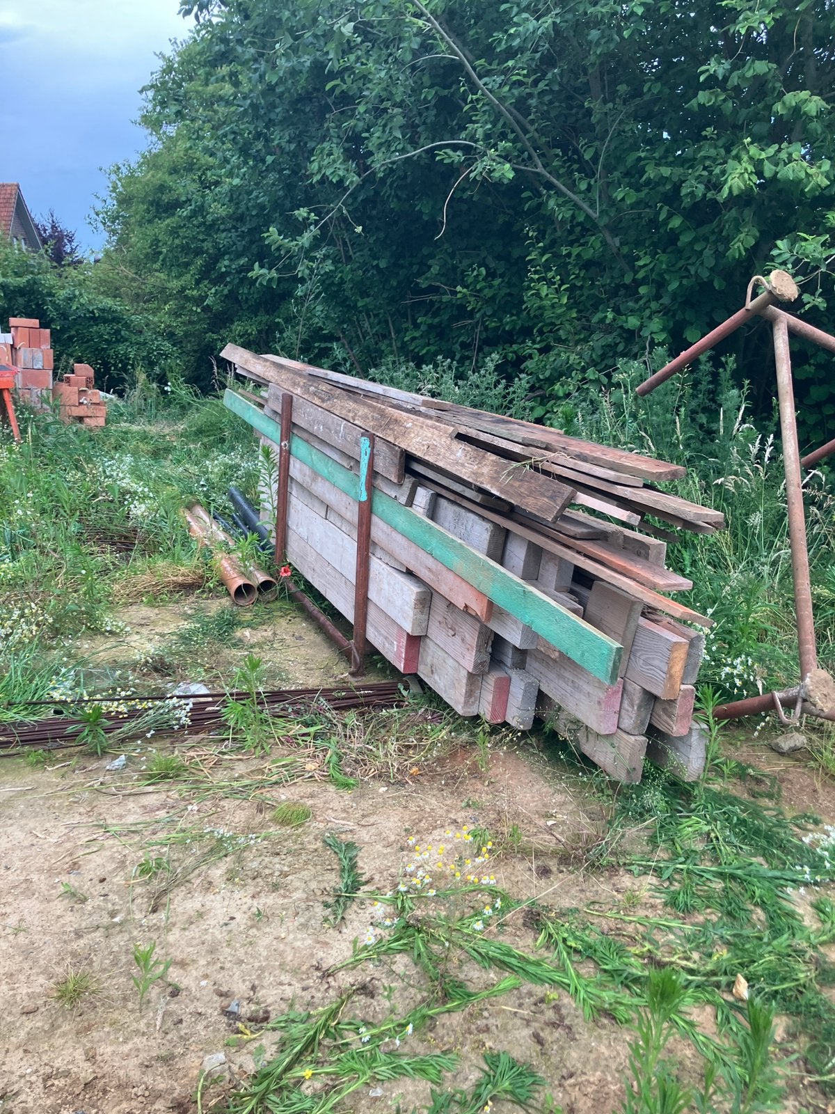Divers hout, Ophalen, Gebruikt