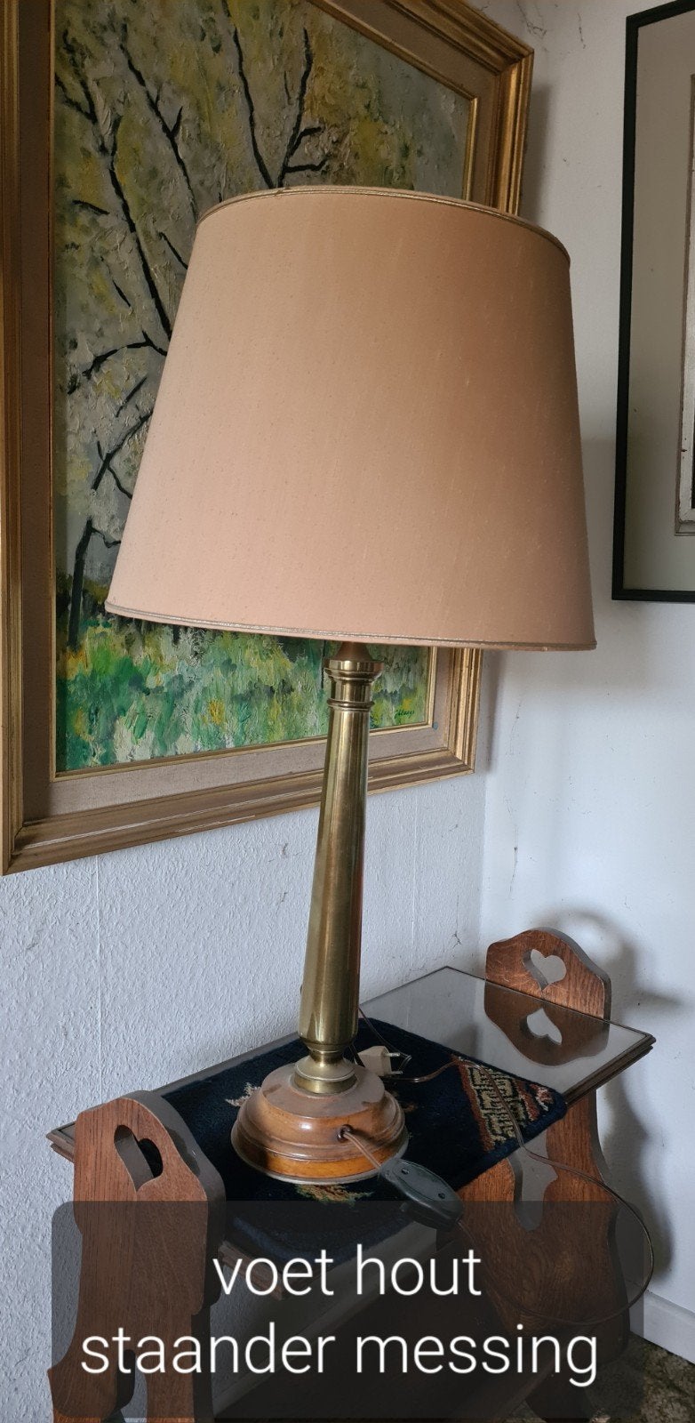 Lampe de table vintage, Enlèvement