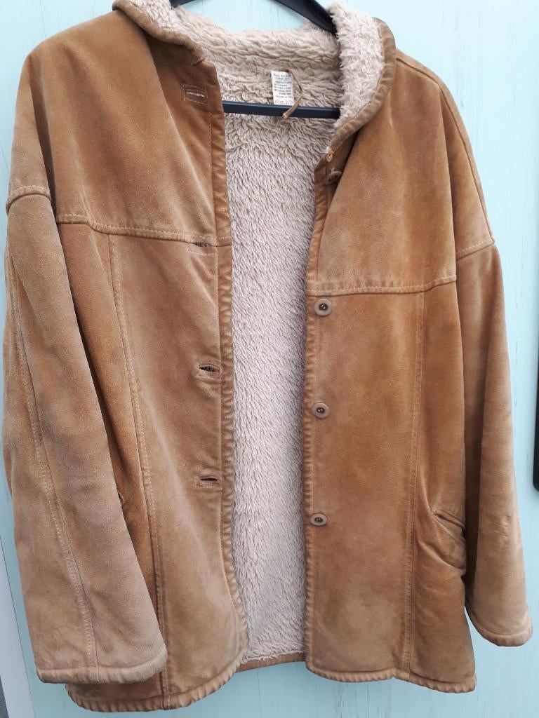 mooie warme camel echt lederen jas mantel vest dames - t 40, Kleding | Dames, Ophalen