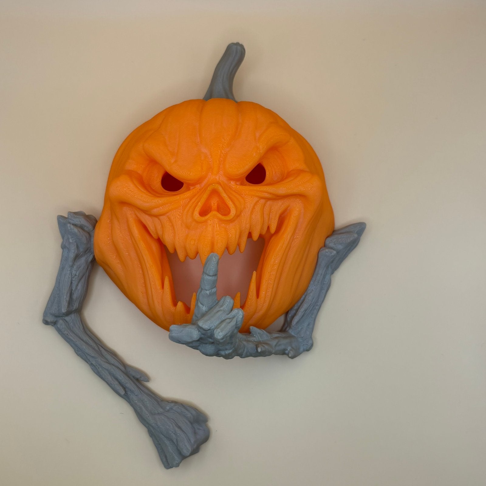Citrouille Halloween monstrueuse avec squelette – Décoration, Maison & Meubles, Accessoires pour la Maison | Décorations murale
