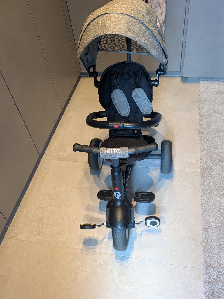 Qplay opvouwbare driewieler, Fietsen en Brommers, Ophalen, Zo goed als nieuw, Duwstang