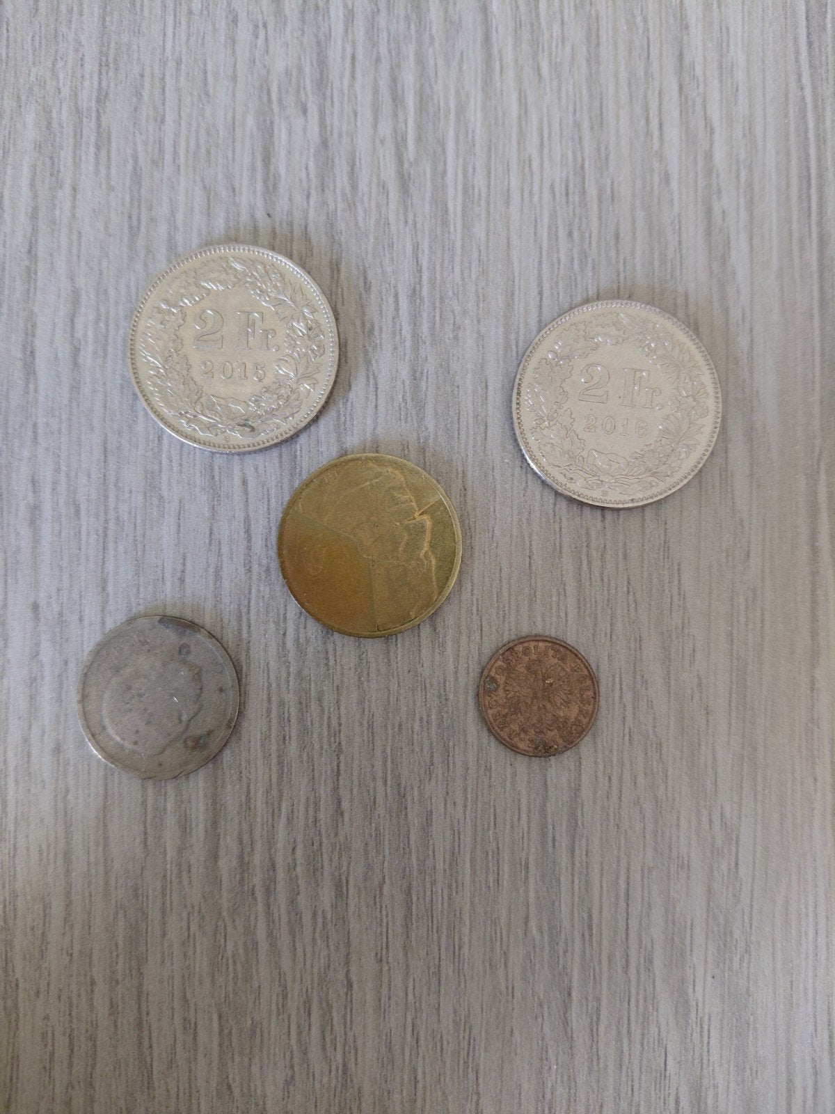 verschillende oude munten, Enlèvement, Monnaie en vrac