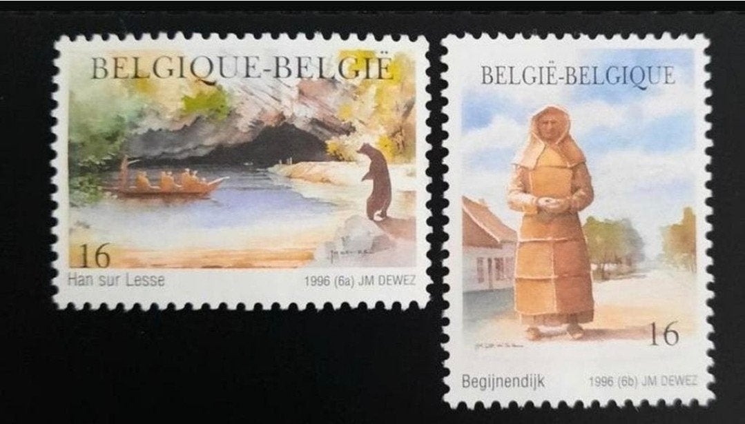 Belgique : COB 2640/41 ** Pour le tourisme 1996., Timbres & Monnaies, Sans timbre, Neuf, Enlèvement ou Envoi, Non oblitéré