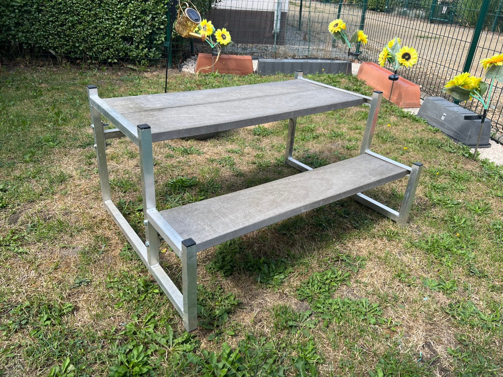 Aluminium trap te koop voor stacaravan 91 br 45h, Enlèvement, Utilisé