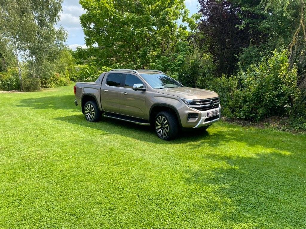 Vw Amarok Aventura 6020 km, Auto's, Automaat, Euro 6, Parkeerassistent, Leder en Stof