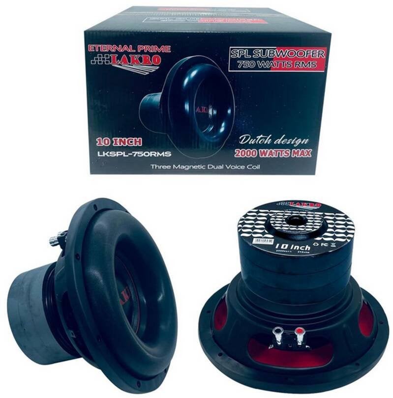 LAKRO-LKSPL-10 - Losse subwoofer - Lakro - 10 inch - 750, Autos : Divers, Haut-parleurs voiture