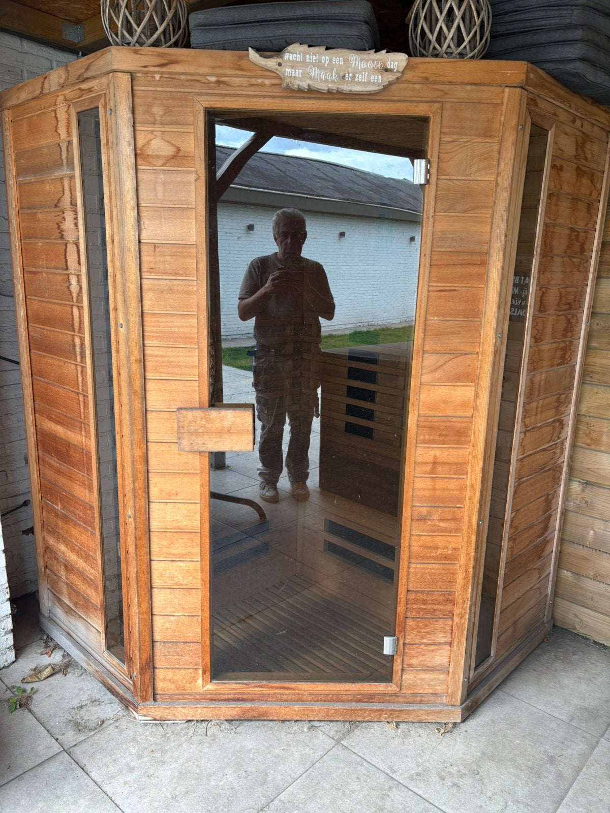 Infrarood cabine te koop, Ophalen, Zo goed als nieuw, Infrarood
