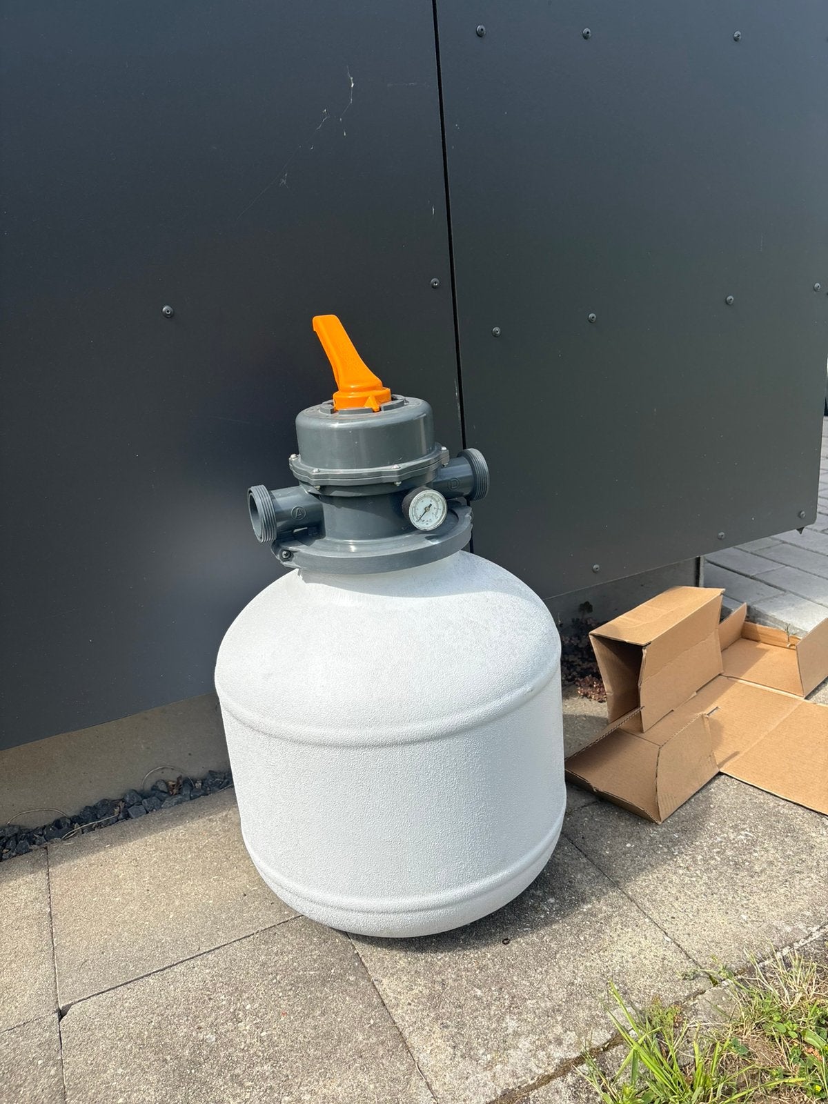 Intex Flowclear zandfilterpomp compleet - 1x gebruikt, Ophalen, Zo goed als nieuw