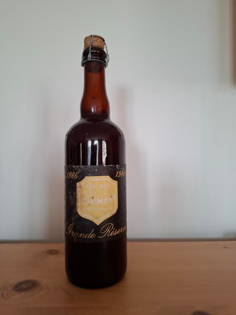 Chimay grande réserve 1986 75 cl, Collections, Enlèvement ou Envoi