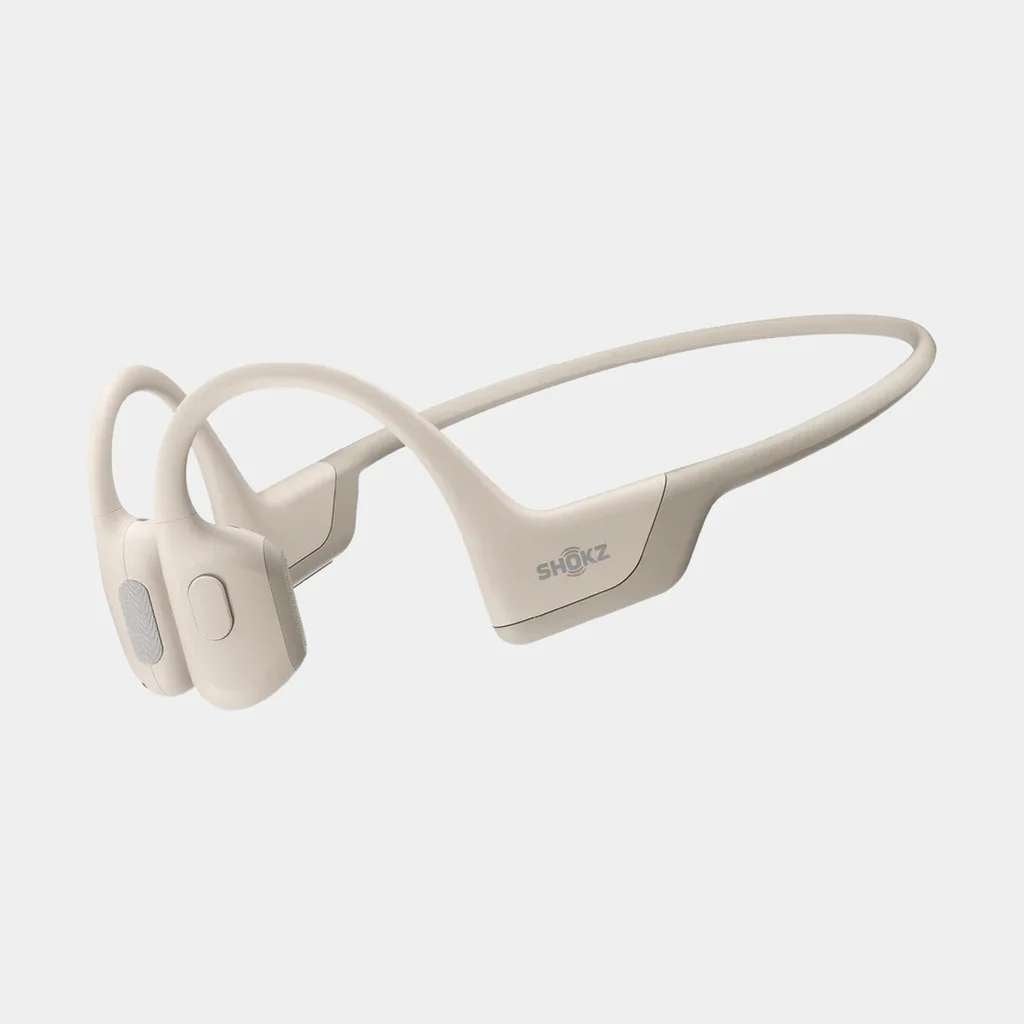 Aftershokz Pro Openrun beige, Audio, Tv en Foto, Hoofdtelefoons, Beige, Bluetooth, Ophalen of Verzenden, Zo goed als nieuw