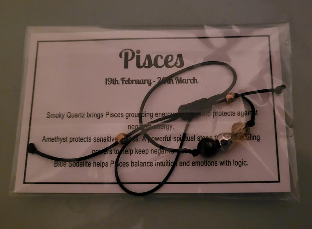 Pisces/vissen sterrenbeeld armband *nieuw*, Handtassen en Accessoires, Armbanden, Ophalen of Verzenden, Nieuw