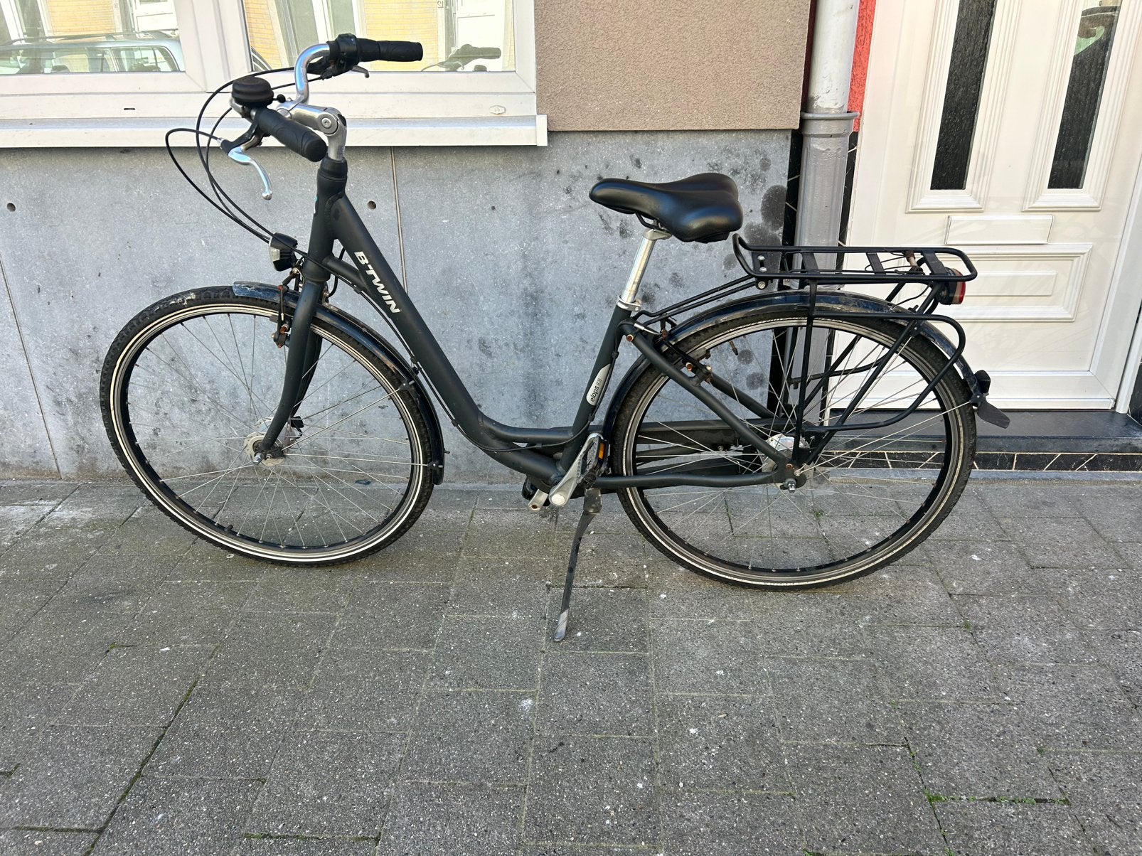 zwarte btwin fiets, Enlèvement, Utilisé, Autres marques