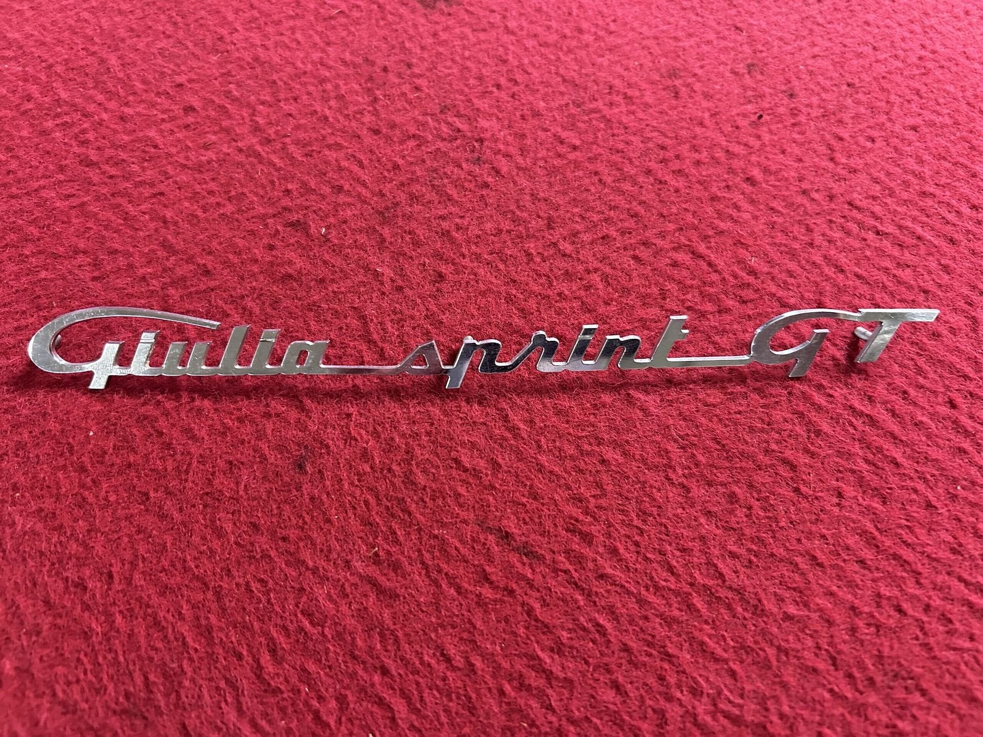 Alfa Romeo ”Giulia sprint GT” embleem, Autos : Pièces & Accessoires, -, Utilisé, Alfa Romeo, -