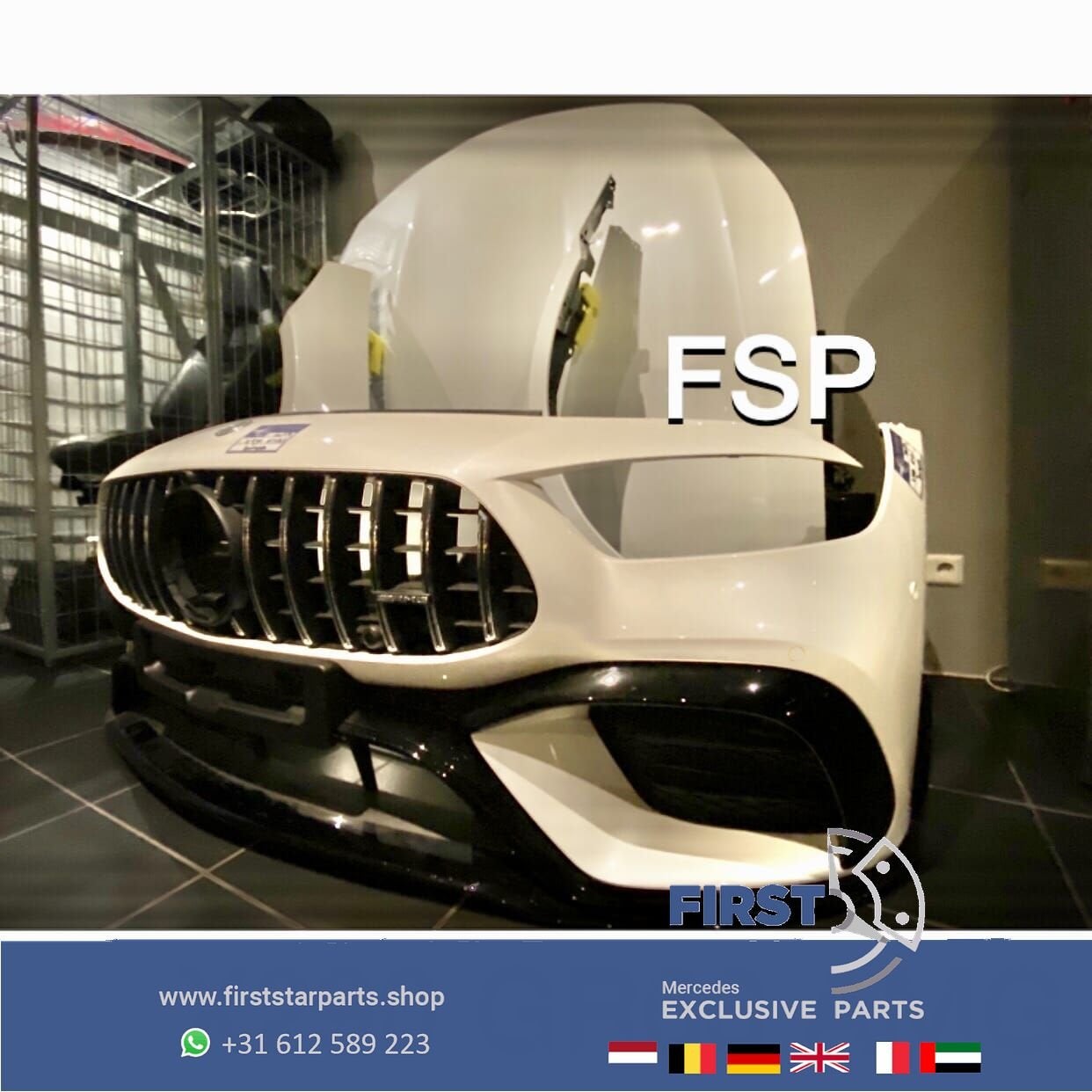 W290 X290 AMG GT 63 S VOORKOP 2020 NEUS FRONT GT63S KOP WIT, Utilisé, -, Avant, -