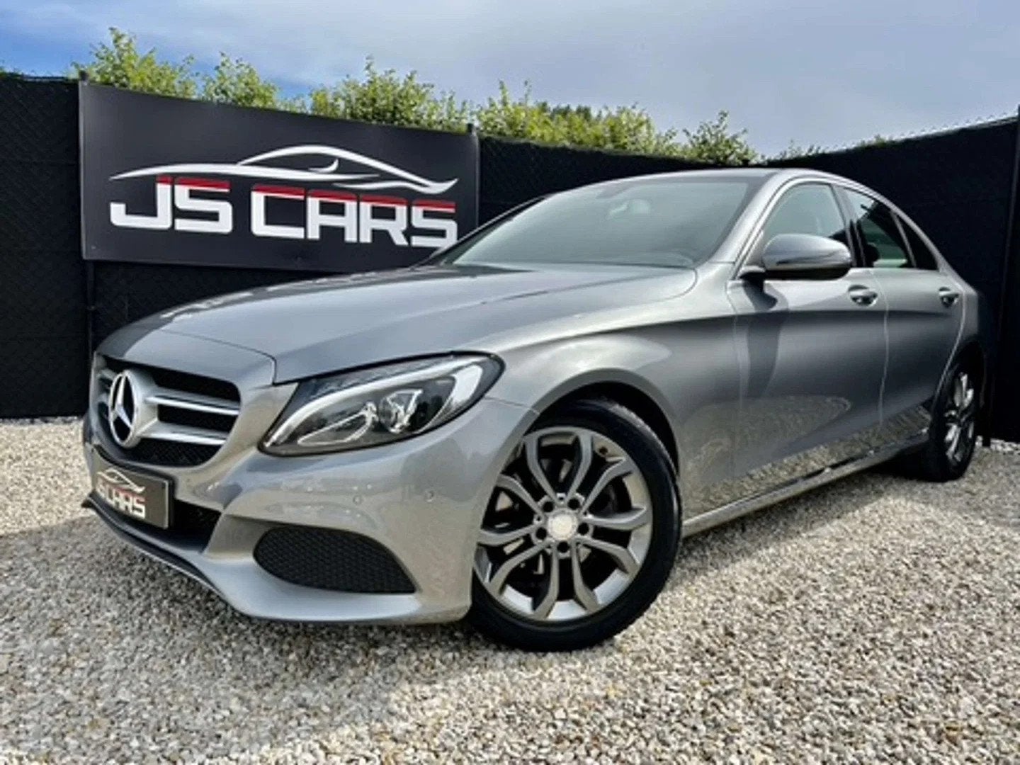 Mercedes-Benz C-CLASS 180 d*CRUISE*LED*AIRCO*CUIR*EPC*GPS*AU, Autos, Cuir, Argent ou Gris, Achat, Entreprise