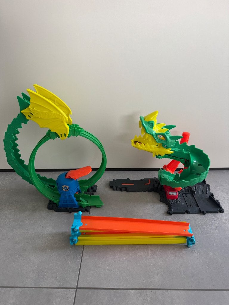 Hot wheels racebaan, Ophalen, Zo goed als nieuw, Racebaan, Hot Wheels