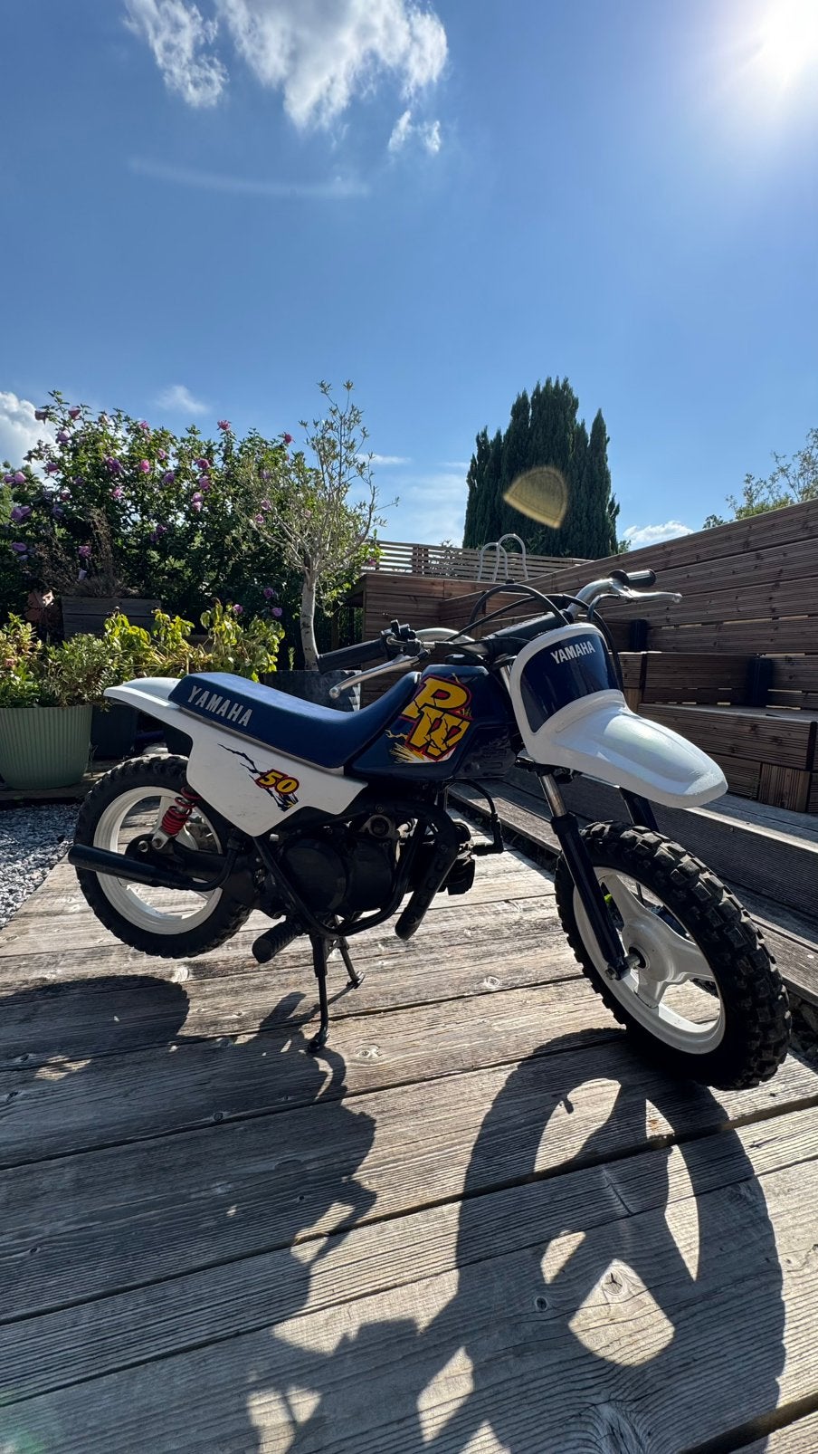 Yamaha pw 50, Ophalen, Zo goed als nieuw
