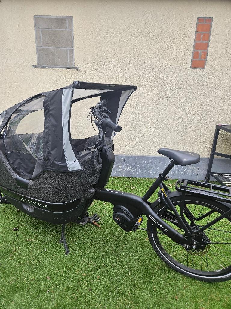 Bakfiets Gazelle Makki, Elektrisch, Ophalen of Verzenden, Zo goed als nieuw, 2 kinderen