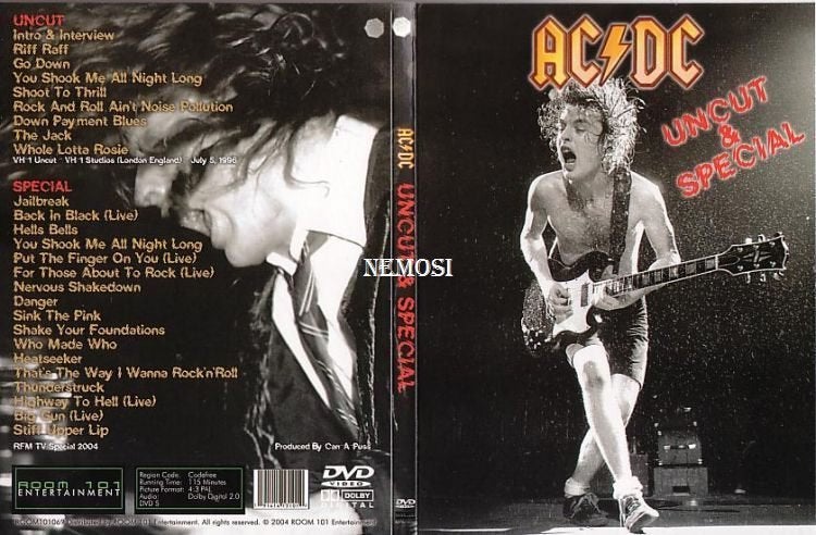 DVD - AC/DC - UNCUT & SPECIAL, Cd's en Dvd's, Dvd's | Muziek en Concerten, Verzenden, Alle leeftijden, Nieuw in verpakking, Eerste persing