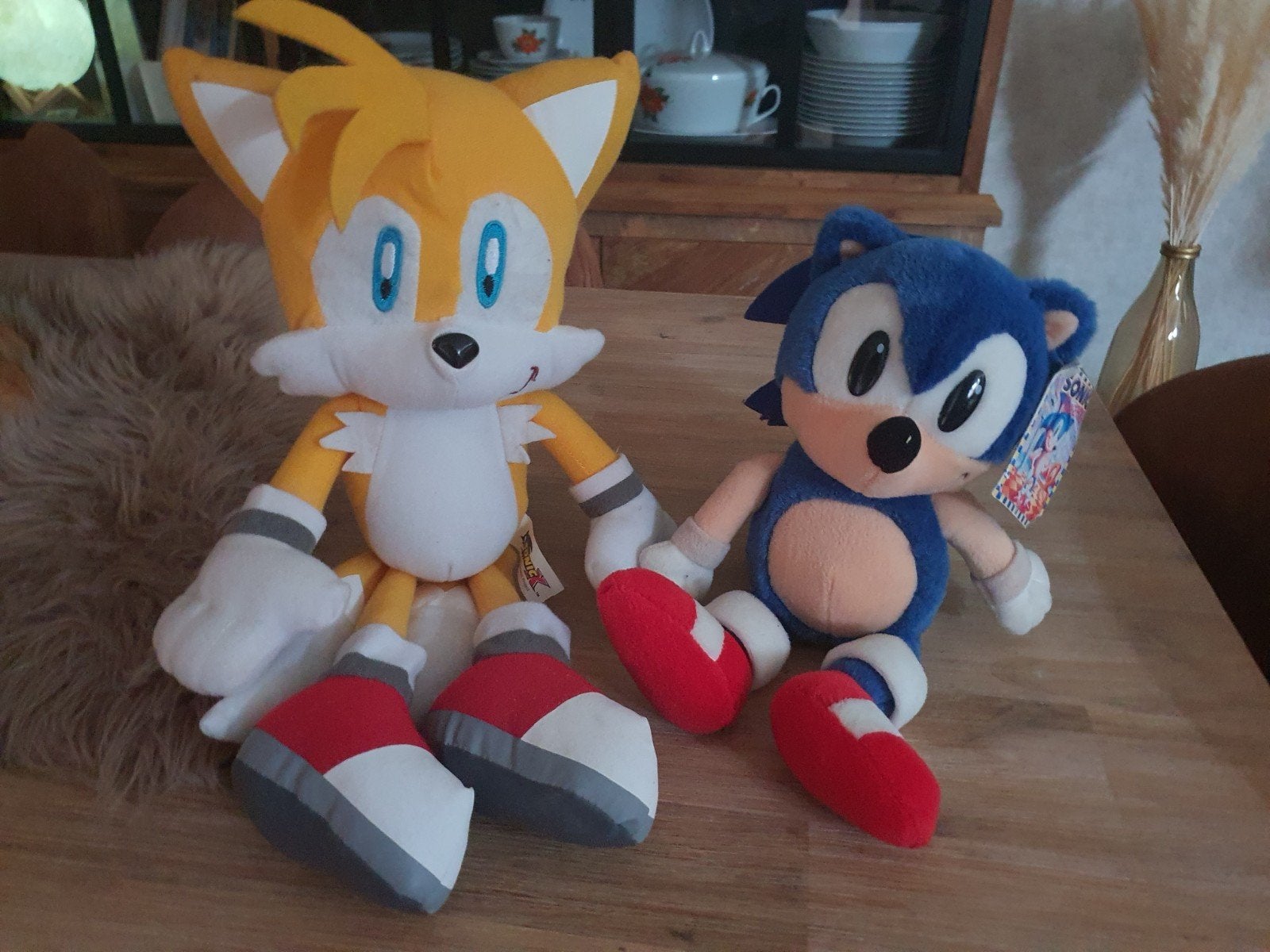 Sonic + tales vintage 1993 pluche set, Ophalen