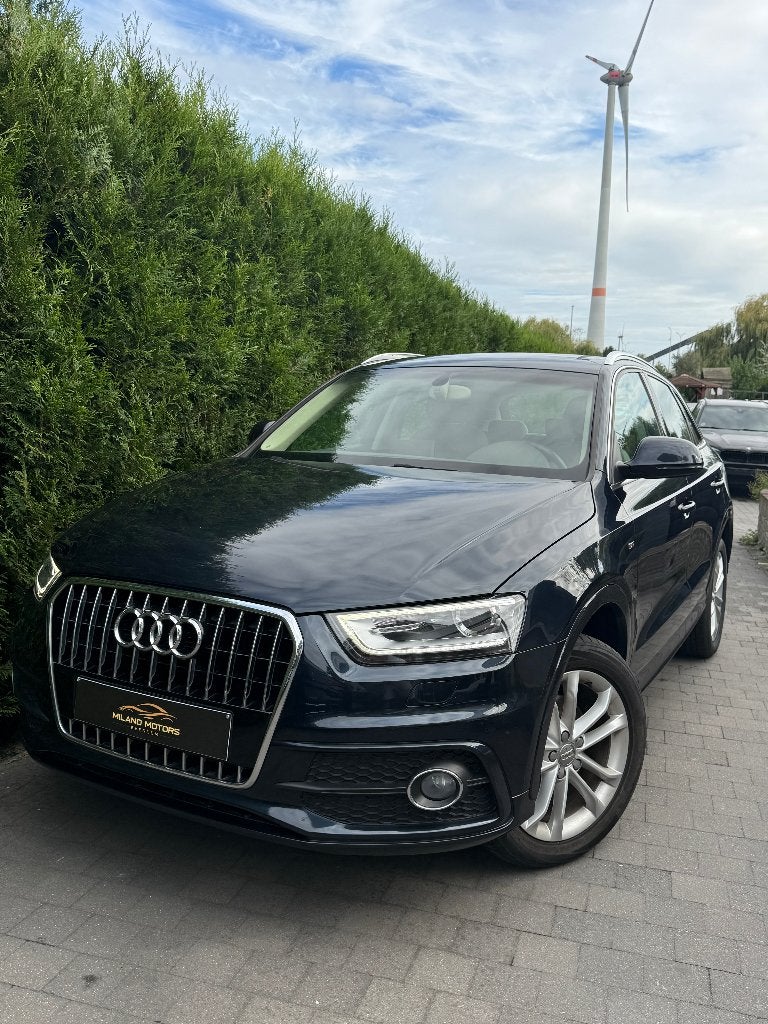 AUDI Q3 S-LINE 2015 73000KMS, Auto's, Stof, 4 cilinders, Blauw, Bedrijf