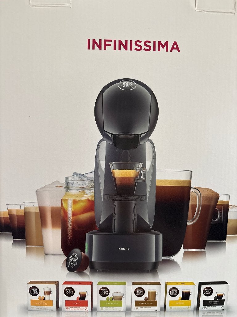 Dolce Gusto Infinissima, Ophalen, Koffiepads en cups, 1 kopje, Koffiemachine