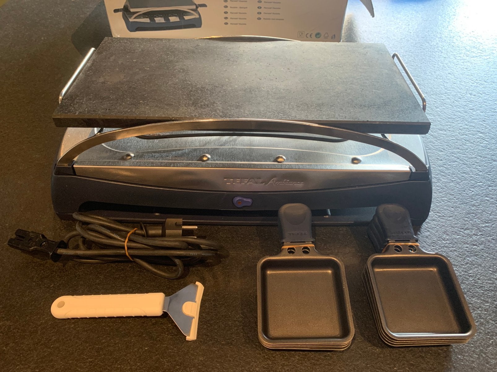 Tefal steengrill, Ophalen, Gebruikt, 4 t/m 7 personen