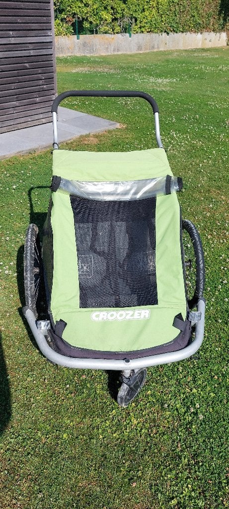 Fietskar Croozer voor 2 kinderen, Ophalen, Gebruikt, Opvouwbaar, Kinderkar