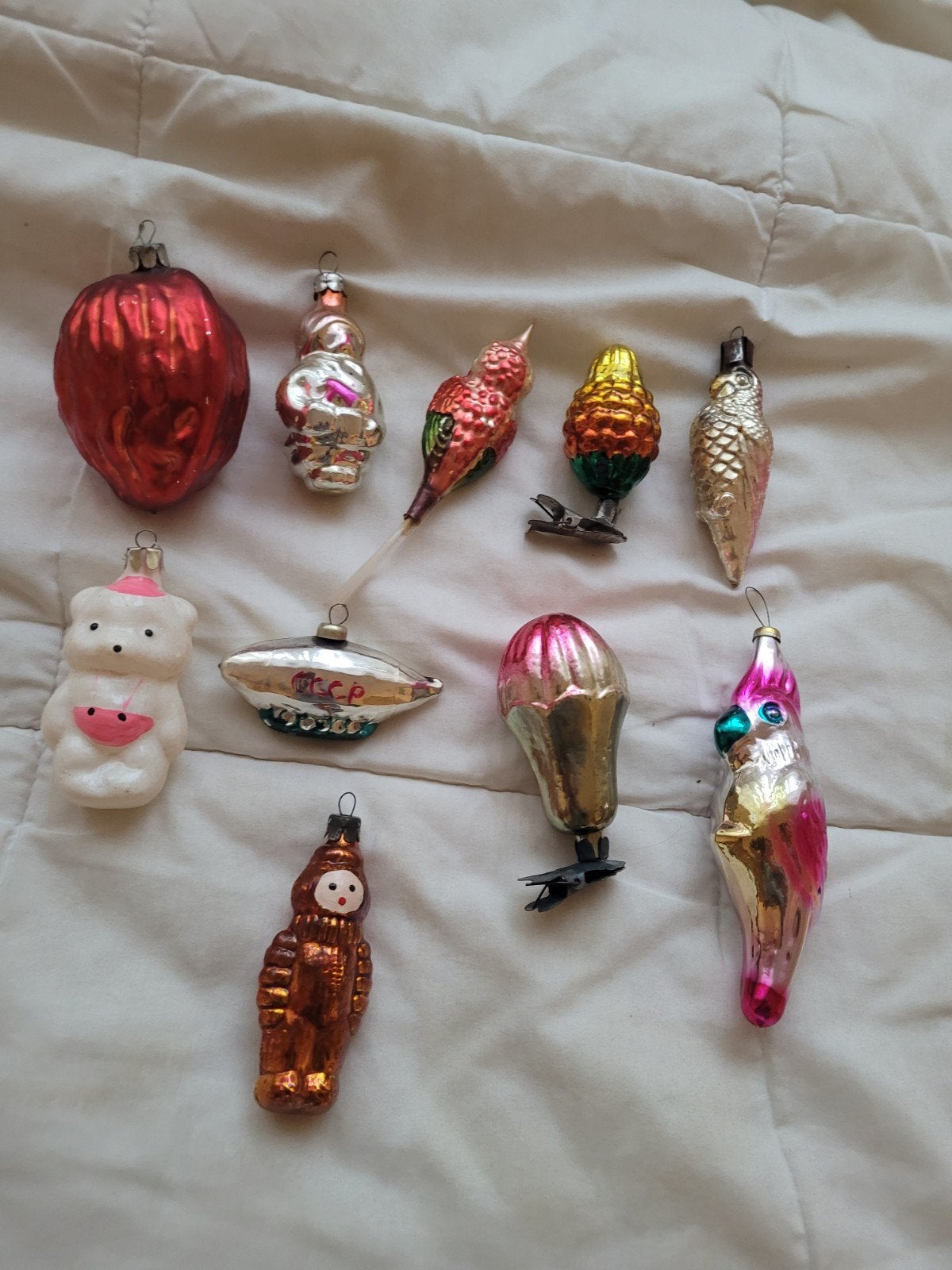 Kerstballen oud ijs 10 stuks, Ophalen of Verzenden