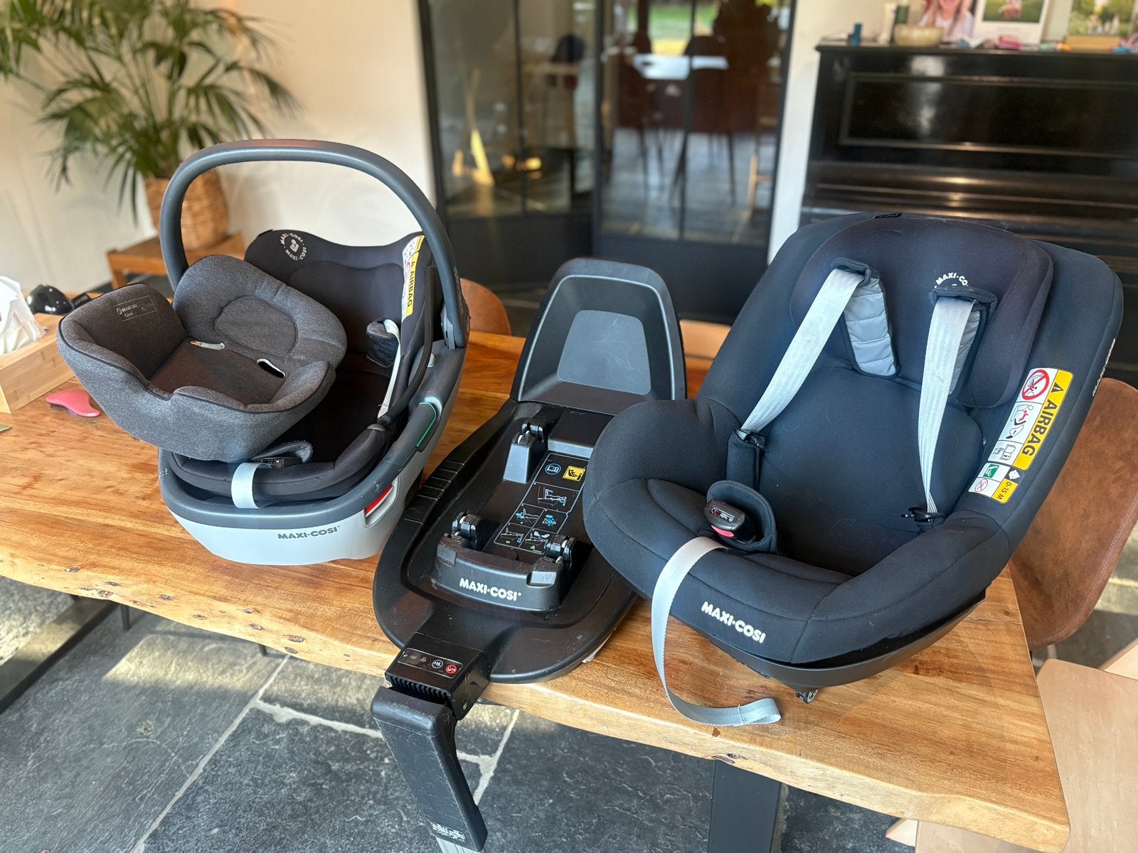 Maxi-Cosi 360 Family set:Pebble 360+Pearl 360+FamilyFix 360, Enlèvement, Comme neuf, Maxi-Cosi, Isofix