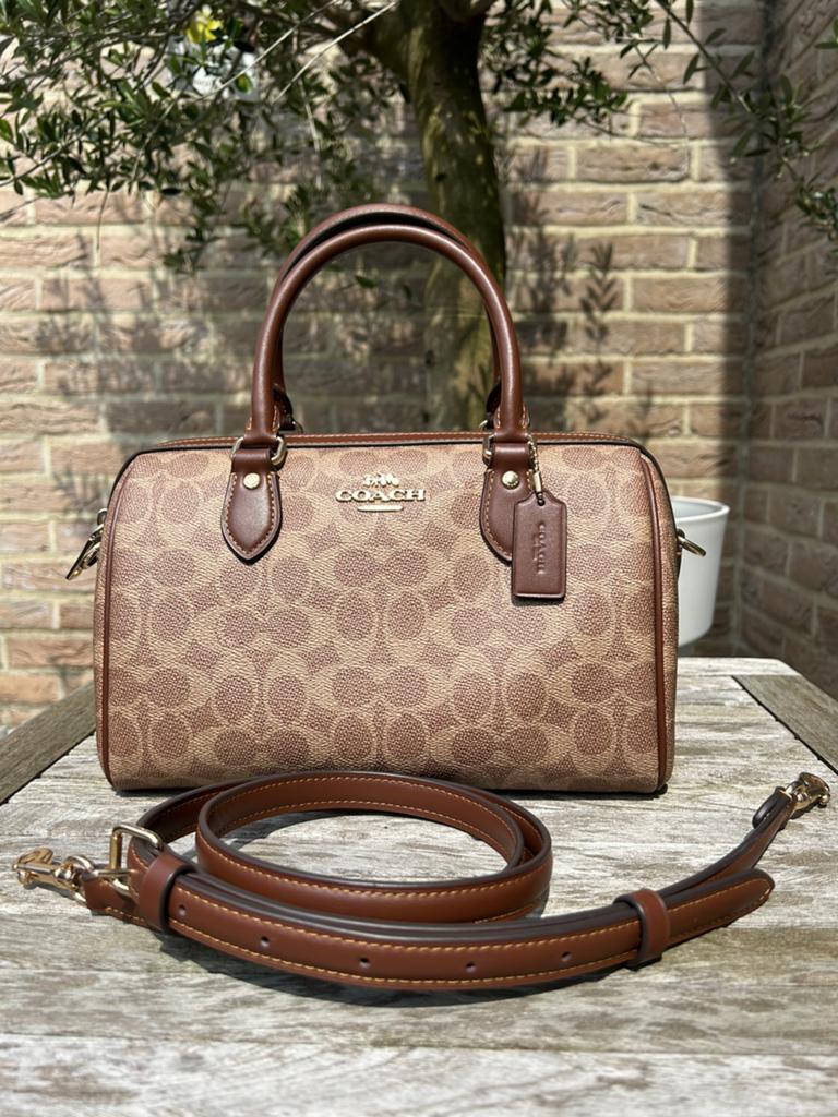 Sac à bandoulière Coach Rowan, Enlèvement ou Envoi, Comme neuf, Brun, Sac à main