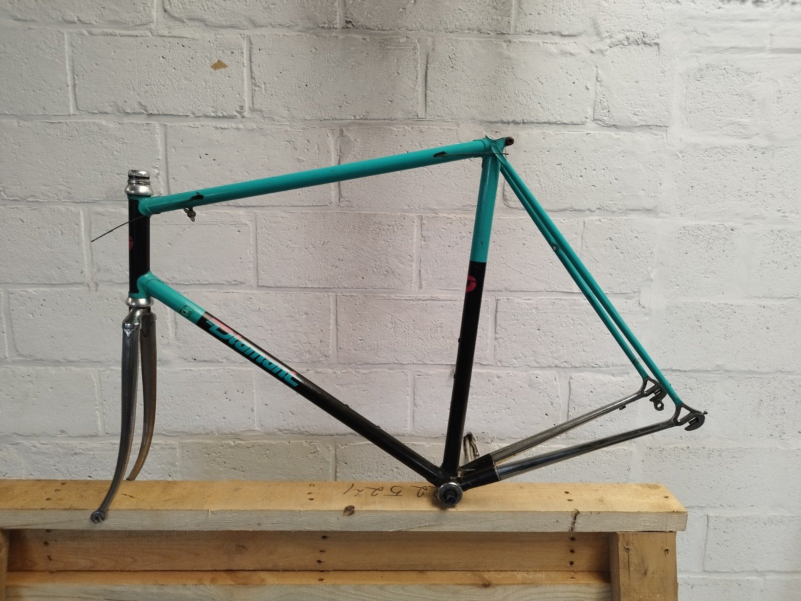 Diamant retro frame, Fietsen en Brommers, Ophalen