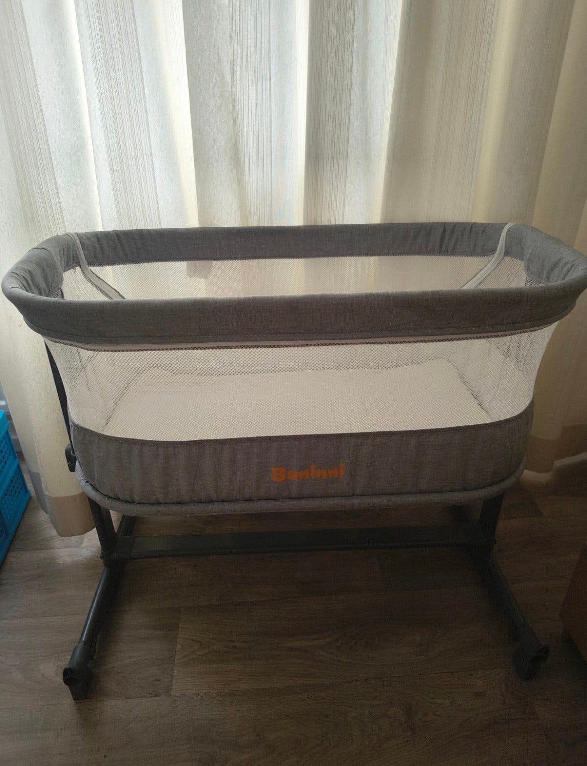 Lit bébé avec lit double, lit bébé, Enlèvement, Utilisé