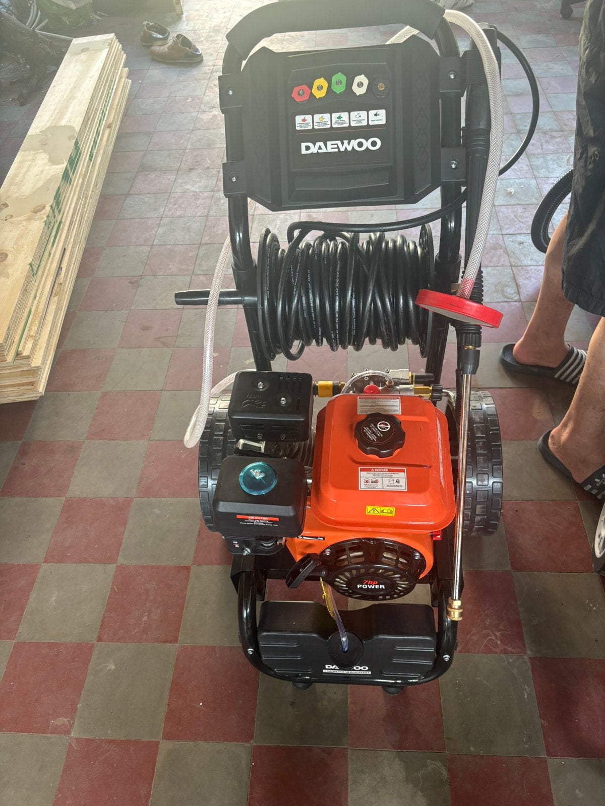 Karcher Daewoo pro, Tuin en Terras, Ophalen of Verzenden, Zo goed als nieuw