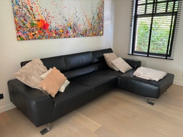Salon, Huis en Inrichting, Ophalen, Zo goed als nieuw, Leer
