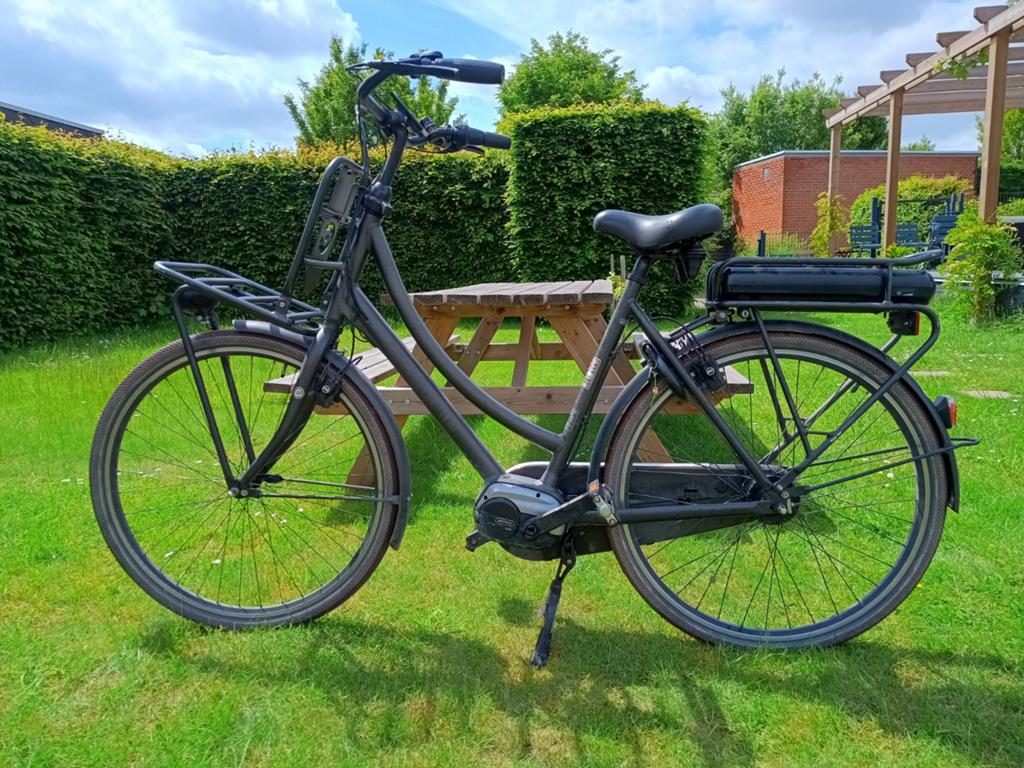 Elektrische vrouwenfiets merk Cortina, Vélos & Vélomoteurs, Vélos électriques, Enlèvement, 50 km par batterie ou plus, Cortina
