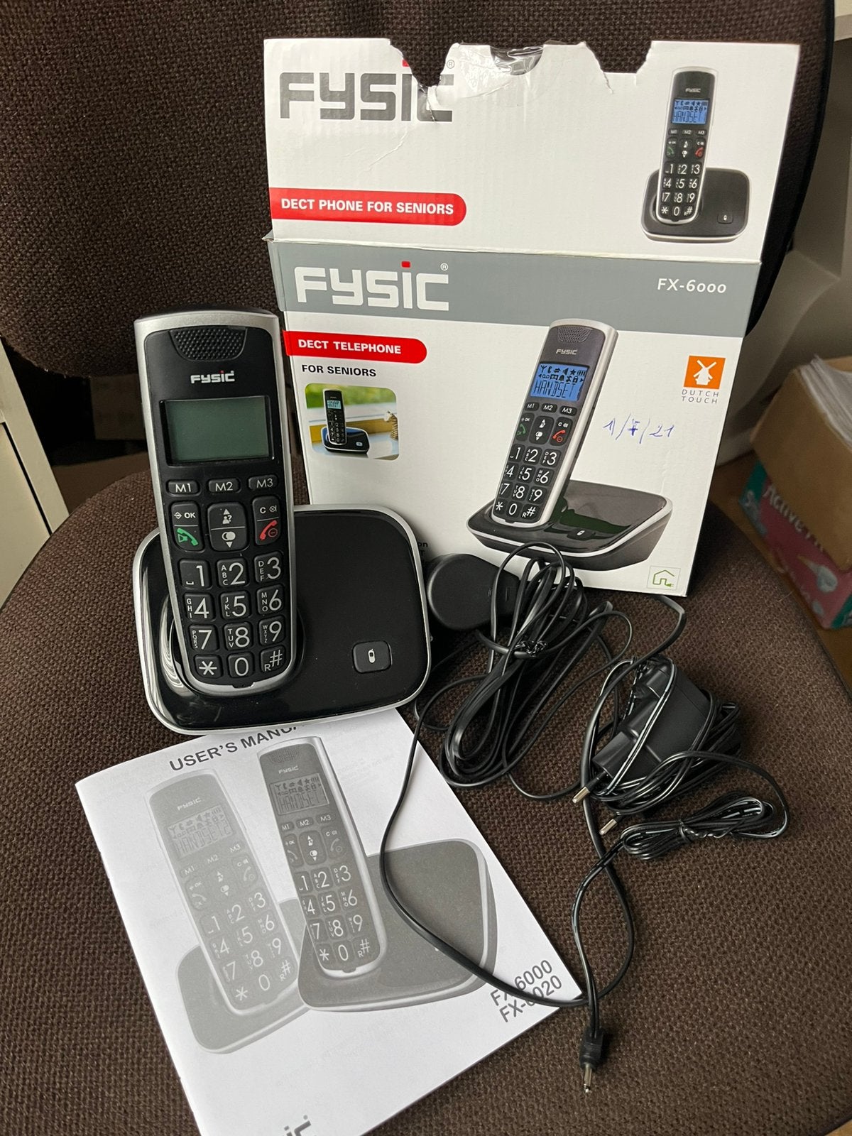 Draagbare telefoon met grote toetsen, Enlèvement ou Envoi, Utilisé, 1 combiné