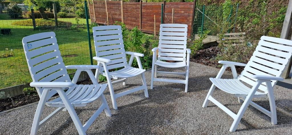 4 tuinstoelen, Tuin en Terras, Ophalen