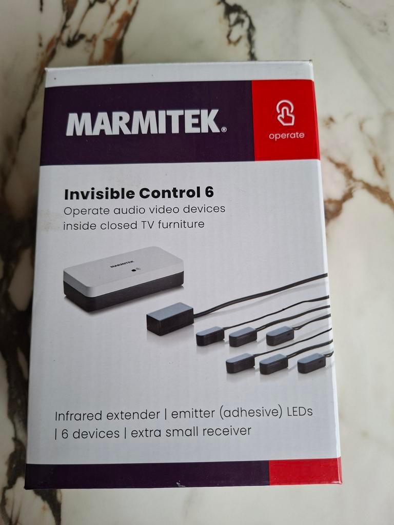 Marmitek invisible control 6, Computers en Software, Dockingstations, Ophalen, Zo goed als nieuw, USB-hub, Marmitek